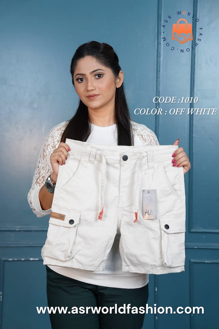 Kids Premium Shorts (Off White)_Code-2010